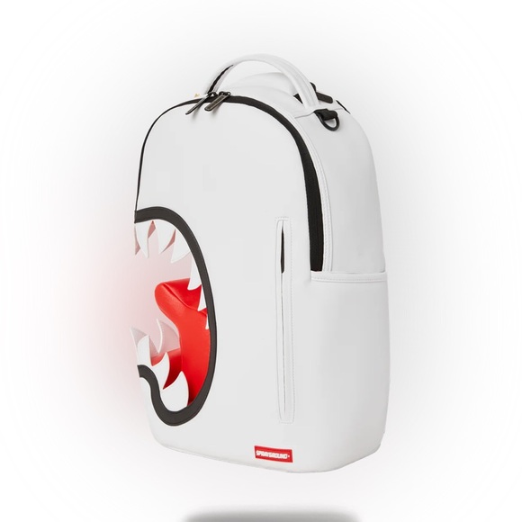 NEW SCREAM SHARK ART PIECE BACKPACK (DLXV) SPRAYGROUND RARE LIMITED EDITION - Picture 6 of 8